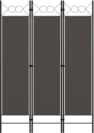 Parawan 3 panelowy antracytowy 120x180cm