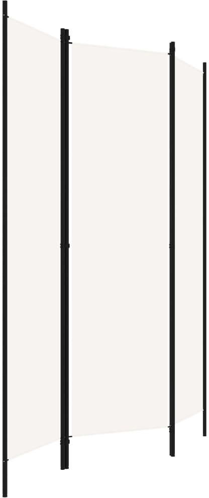 VidaXl Parawan 3 panelowy biały 150x180cm - zdjęcie 4 VidaXl Parawan 3 panelowy biały 150x180cm