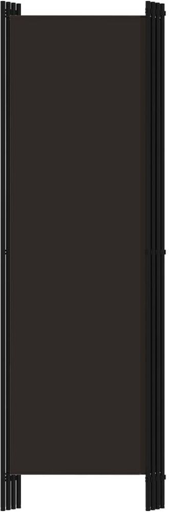 VidaXl Parawan 4 panelowy brązowy 200x180cm - zdjęcie 4 VidaXl Parawan 4 panelowy brązowy 200x180cm