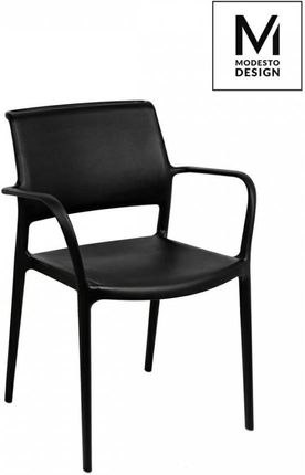 Modesto Design Krzesło Petra Czarne Polipropylen Kod 1211 Apc