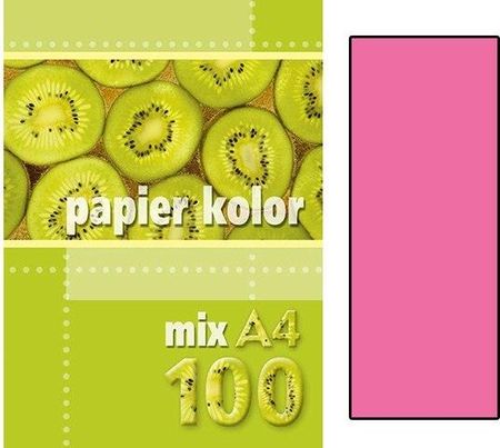 Kreska Papier Ksero Kolorowy A4 100KRóżowy (Jk)