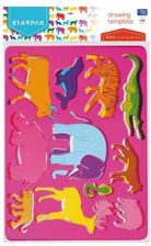 Zdjęcie Starpak Szablon Plastikowy Zwierzaki - Wojnicz