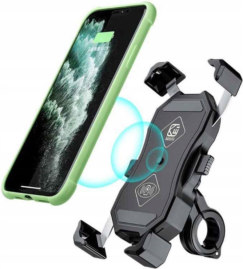 KEWIG UCHWYT NA TELEFON MOTOCYKL ŁADOWARKA QC 3.0 - zdjęcie 1 KEWIG UCHWYT NA TELEFON MOTOCYKL ŁADOWARKA QC 3.0