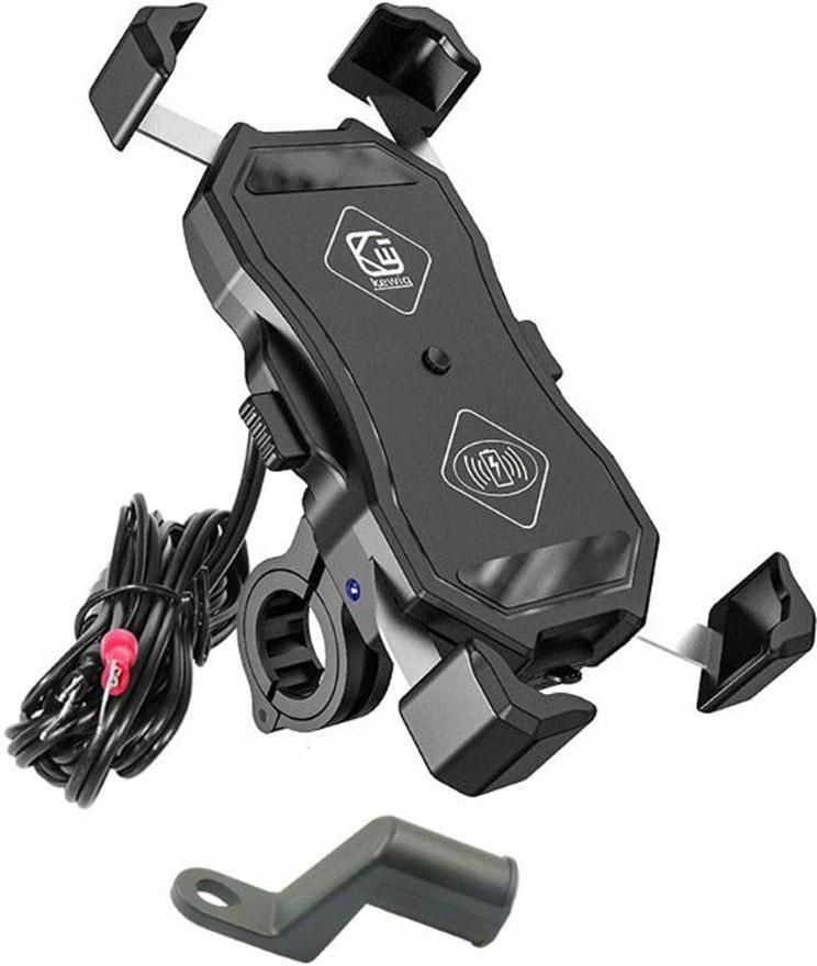 KEWIG UCHWYT NA TELEFON MOTOCYKL ŁADOWARKA QC 3.0 - zdjęcie 6 KEWIG UCHWYT NA TELEFON MOTOCYKL ŁADOWARKA QC 3.0