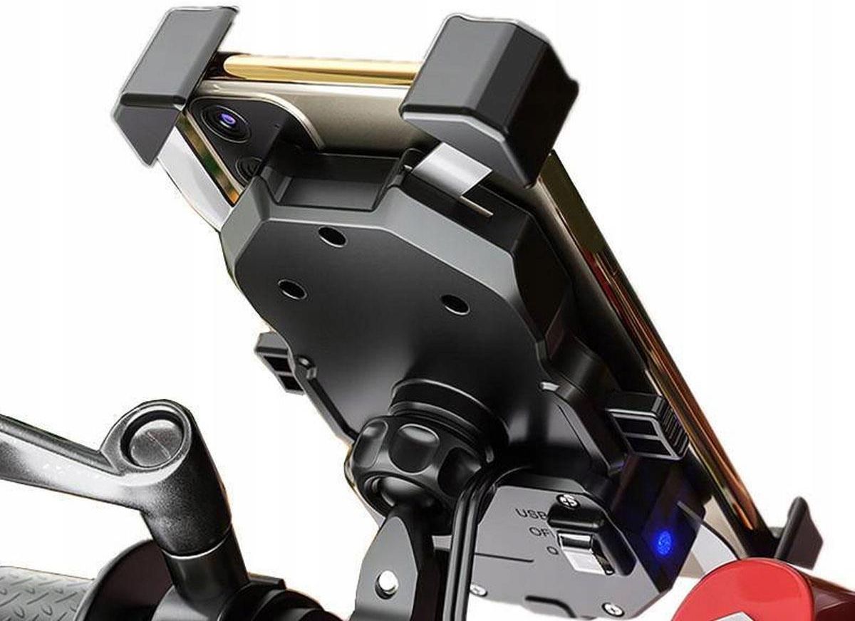 KEWIG UCHWYT NA TELEFON MOTOCYKL ŁADOWARKA QC 3.0 - zdjęcie 9 KEWIG UCHWYT NA TELEFON MOTOCYKL ŁADOWARKA QC 3.0