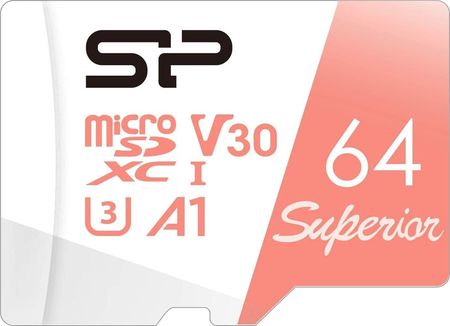 SILICON POWER Superior Micro SDXC 64GB UHS-I A3 V30 (SP064GBSTXDV3V20SP)
