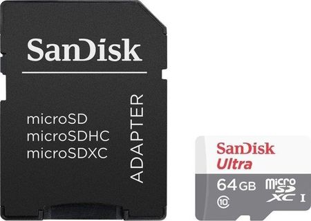 SanDisk MicroSDXC 64GB Ultra Class 10 (SDSQUNS064GGN3MA)