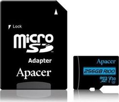 Apacer microSDXC 256GB  UHS-I U3 Class 10 V30 (AP256GMCSX10U7R)