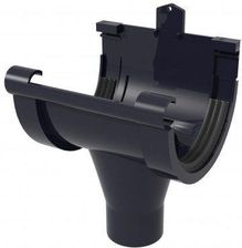 Zdjęcie Scala Plastics Lej Spustowy Centralny G80 Grafitowy Pvc - Nowe Warpno