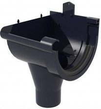 Zdjęcie Scala Plastics Lej Spustowy Lewy G125 Grafitowy Pvc - Świnoujście