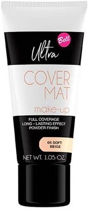 Bell Ultra Cover Mat Makeup Podkład Kryjący 05 Soft Beige
