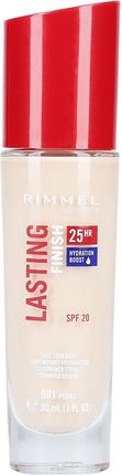 Rimmel Lasting Finish 25H Podkład Do Twarzy Mocno Kryjący 001 Pearl 30 ml