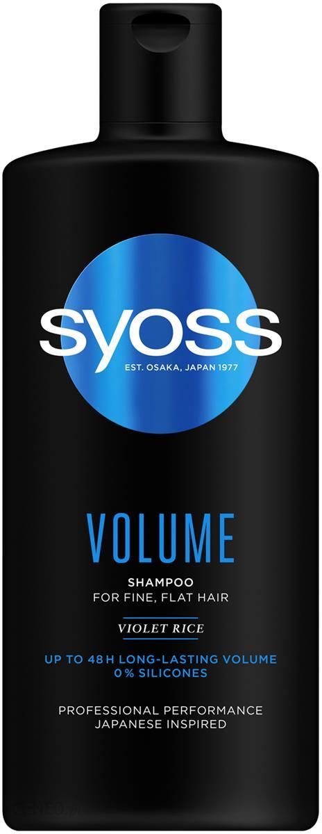 Syoss Volume shampoo szampon do włosów cienkich i bez objętości 440ml