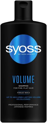 Syoss Volume Shampoo Szampon Do Włosów Cienkich I Bez Objętości 440 ml