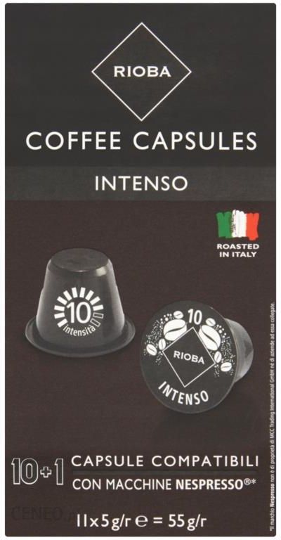 Addiction Sunday Patronize Kapsułki do ekspresów Rioba Espresso Intenso kapsułki z kawą do Nespresso  11 szt - Ceny i opinie - Ceneo.pl