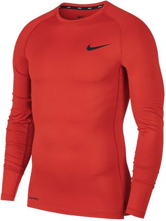 Nike Koszulka Męska Pro Longsleeve Top M Czerwona