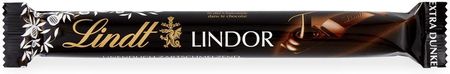 Lindt LINDOR Batonik z ciemnej czekolady z kremowym nadzieniem 37g