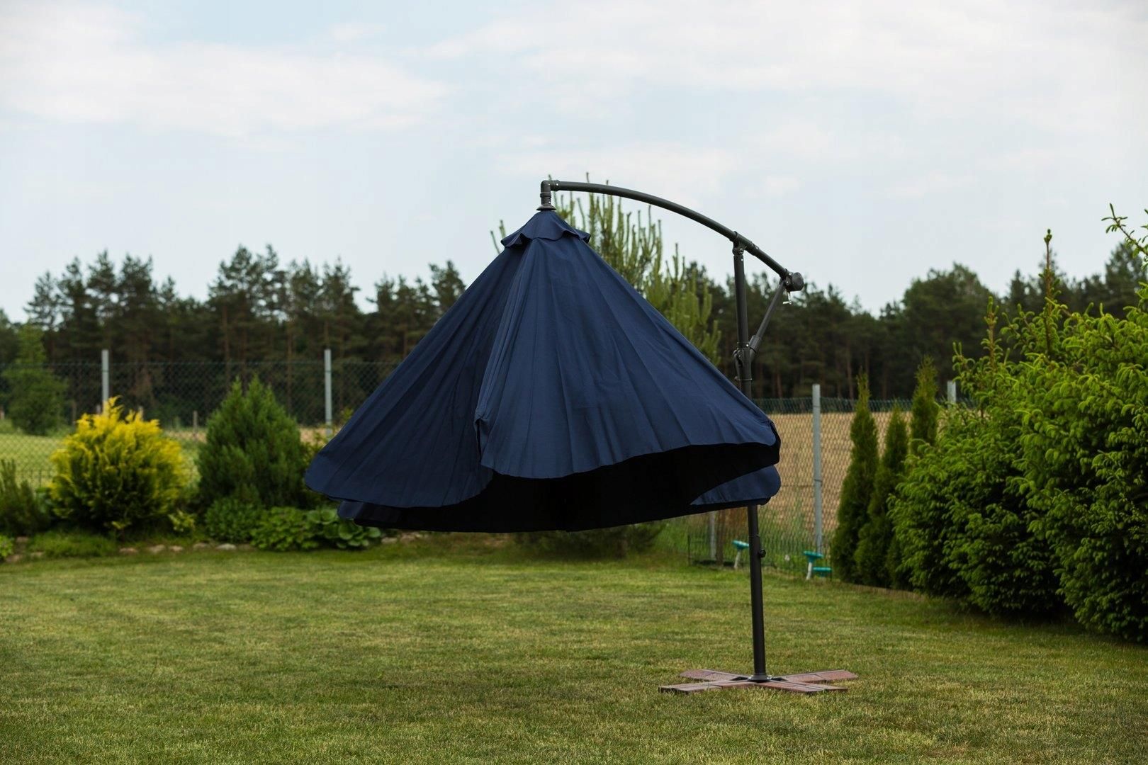 FUNFIT GARDEN PARASOL OGRODOWY DUŻY 350CM SKŁADANY Z POKROWCEM 82