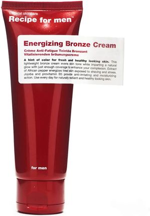 Recipe For Men Energizing Bronze Cream 75 Ml