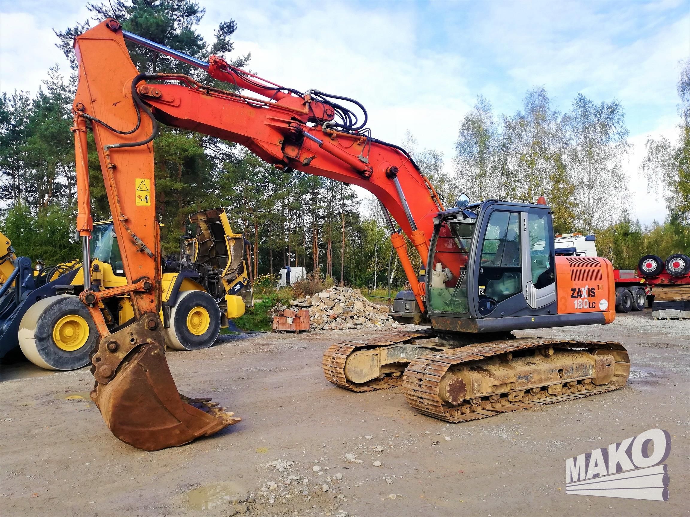 やち Specyfikacja koparki Hitachi ZX 145 W 3 (2010 - 2014