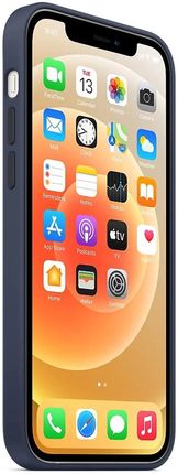 Apple Silikonowe etui iPhone 12/12 Pro głęboki granat (MHL43ZMA)
