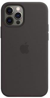 Apple Etui Silikonowe z MagSafe do iPhone 12/ 12 Pro Czarne (MHL73ZMA)