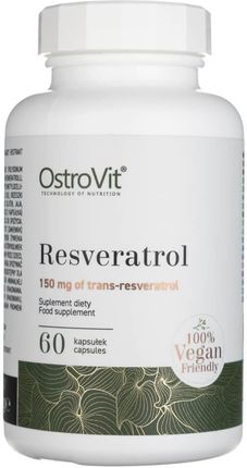 OstroVit Resveratrol 150mg Vege 60kaps.