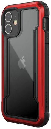 X Doria Etui aluminiowe Raptic Shield Apple iPhone 12 mini Drop test 3m Red