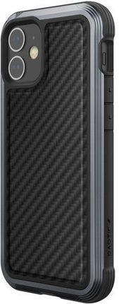 X Doria Etui aluminiowe Raptic Lux Apple iPhone 12 mini Drop test 3m Black Carbon Fiber