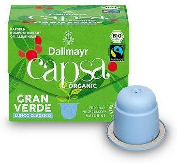 Dallmayr Capsa Organic Gran Verde Lungo Intenso 10 kapsułek