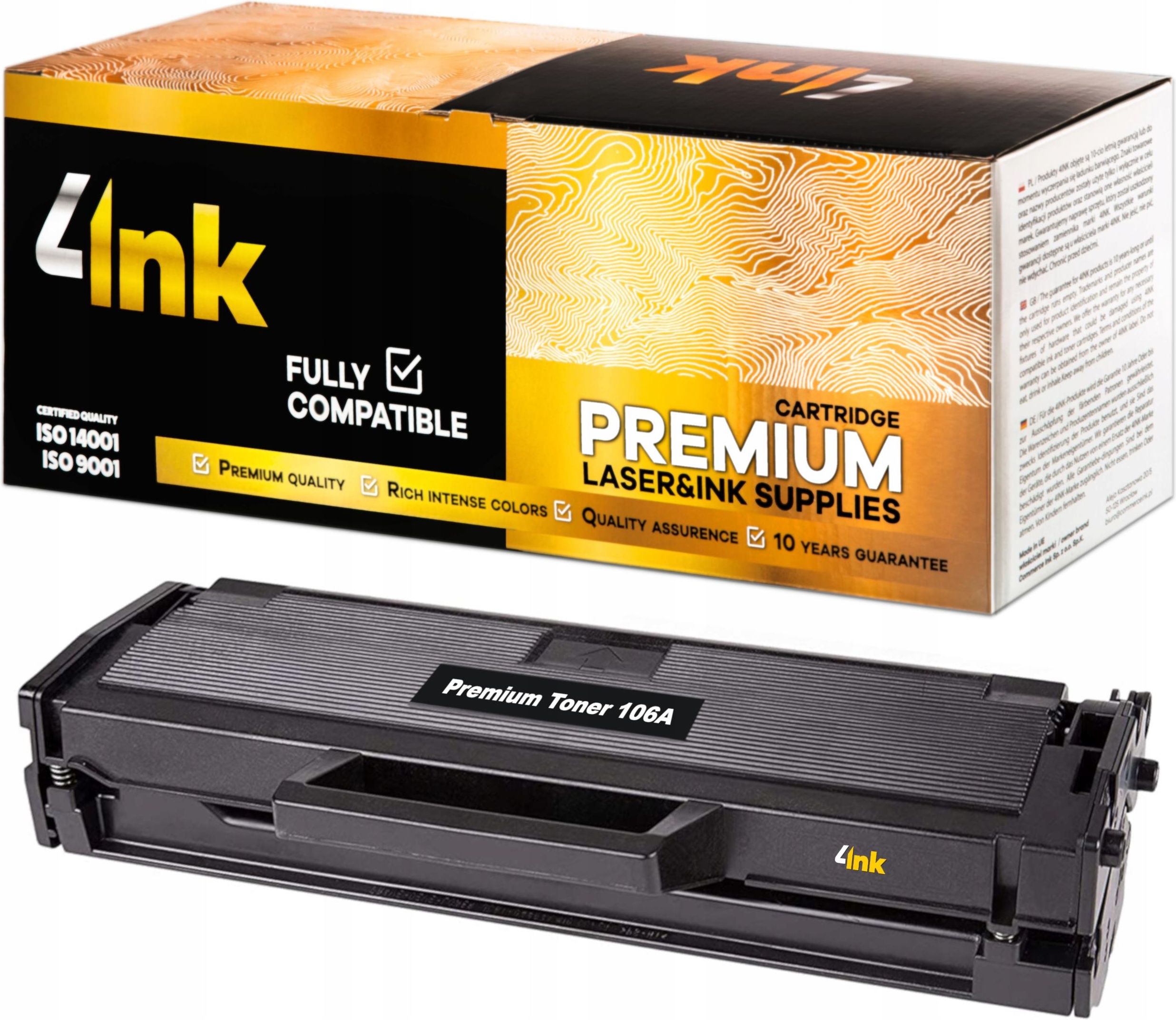 4INK TONER DO HP LASER 106A 107A 107W 135A 135W Z CHIP - Opinie i ceny