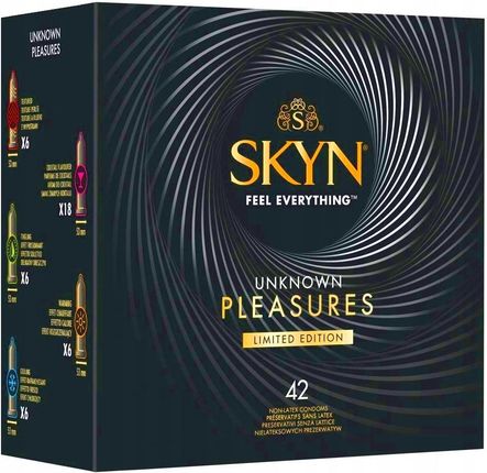 Skyn Unknown Pleasures Intense Feel Nielateksowe Prezerwatywy Mix 42 szt.