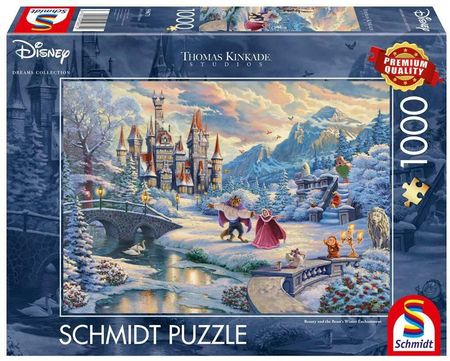 Schmidt Puzzle Pq 1000El. Thomas Kinkade Piękna I Bestia G3