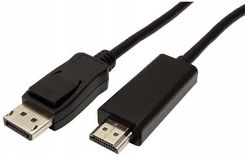 12011843 KABEL DISPLAYPORT M- HDMI M, 1M, CZARNA B125