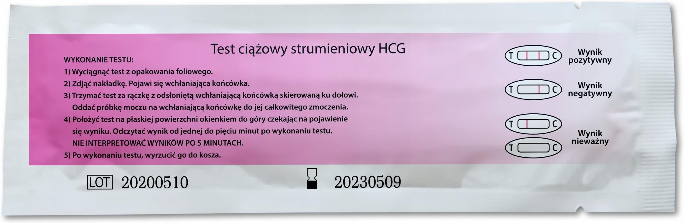 10X Strumieniowy Test Ciążowy Testeo Wczesna Ciąża