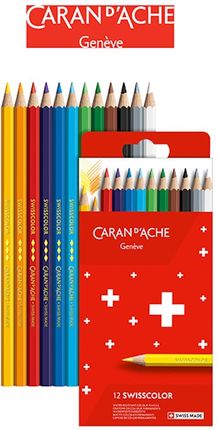 Kredki Caran d'Ache Swisscolor 12 kolorów