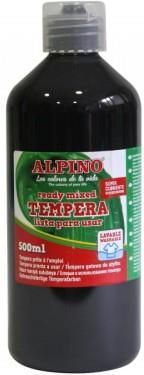 Farba tempera plakatowa Alpino w butelce 500ml czarny