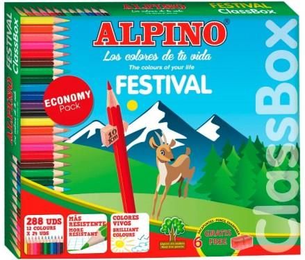 Kredki ołówkowe Alpino Classic Festival 288 sztuk