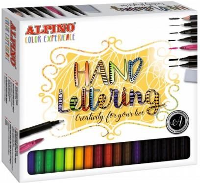 Flamastry artystyczne Alpino Experience Hand Lettering 30 kolorów