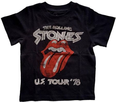 The Rolling Stones US Tour '78 Toddler T Shirt Black (3 Years)