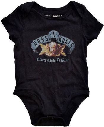 Guns N' Roses Sweet Child O' Mine Baby Grow Black (6 - 9 Months)