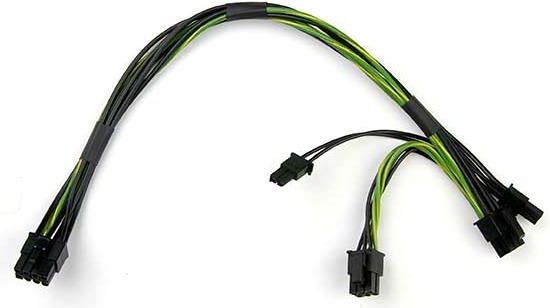 Supermicro Supermicro 8 Pin To Two 6 2 Pin 12v Gpu Power Cable 30 Cm