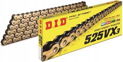 Zdjęcie ŁAŃCUCH NAPĘD-OWY DID 525 VX3 124 OGNIWA ZŁOTY - Sulechów