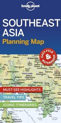 Lonely Planet Southeast Asia Planning Map Lonely Planet