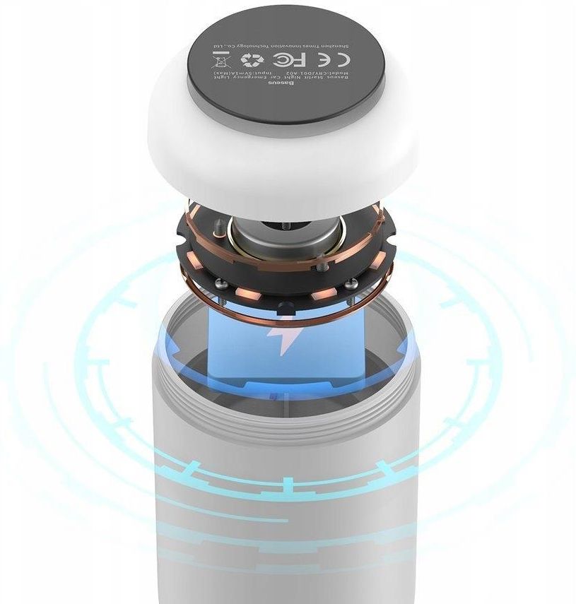 BASEUS BEZPRZEWODOWA LAMPKA LED DO DOMU DO AUTA - zdjęcie 4 BASEUS BEZPRZEWODOWA LAMPKA LED DO DOMU DO AUTA