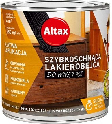 Altax Lakierobejca Szybkoschnąca Szary 0,25L