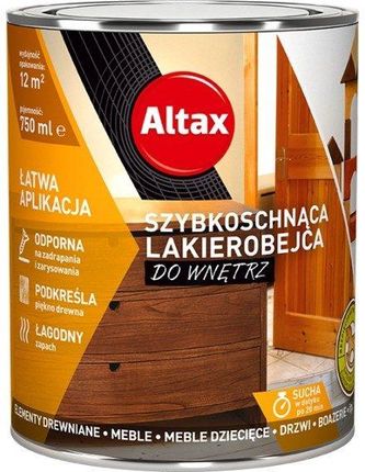 Altax Lakierobejca Szybkoschnąca Szary 0,75L