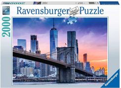 Zdjęcie Ravensburger Puzzle Widok Na Manhattan I Most Brooklyn 2000El. - Pionki