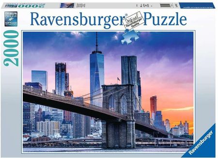 Ravensburger Puzzle Widok Na Manhattan I Most Brooklyn 2000El.