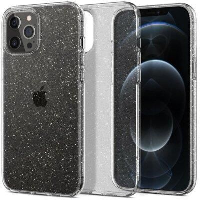 Spigen Etui Liquid Crystal Glitter do Apple iPhone 12/12 Pro Przezroczysty